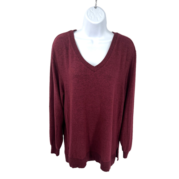 Anthropologie Saturday Sunday Sweater Womens Medium Knit V Neck Minimalist - Picture 1 of 8